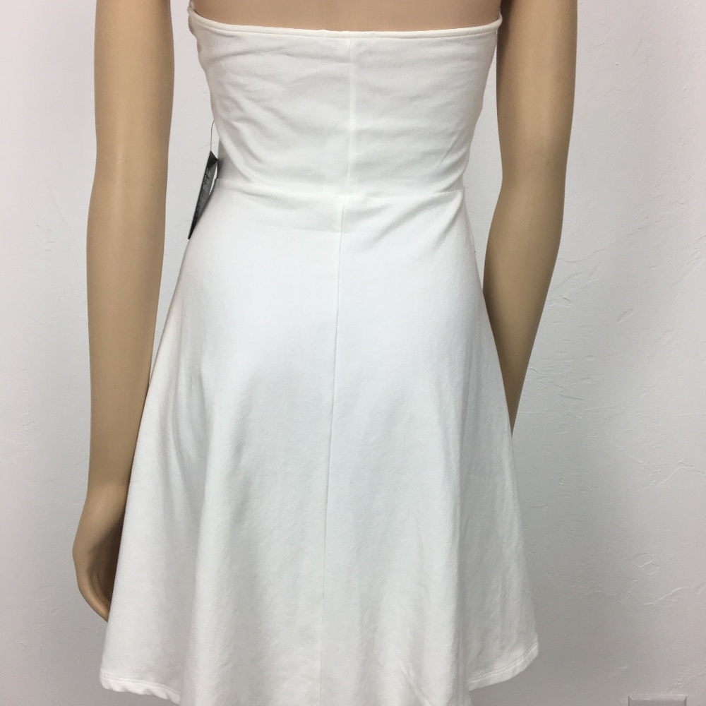 Express White Halter Style Dress Size Medium - Picture 2 of 8